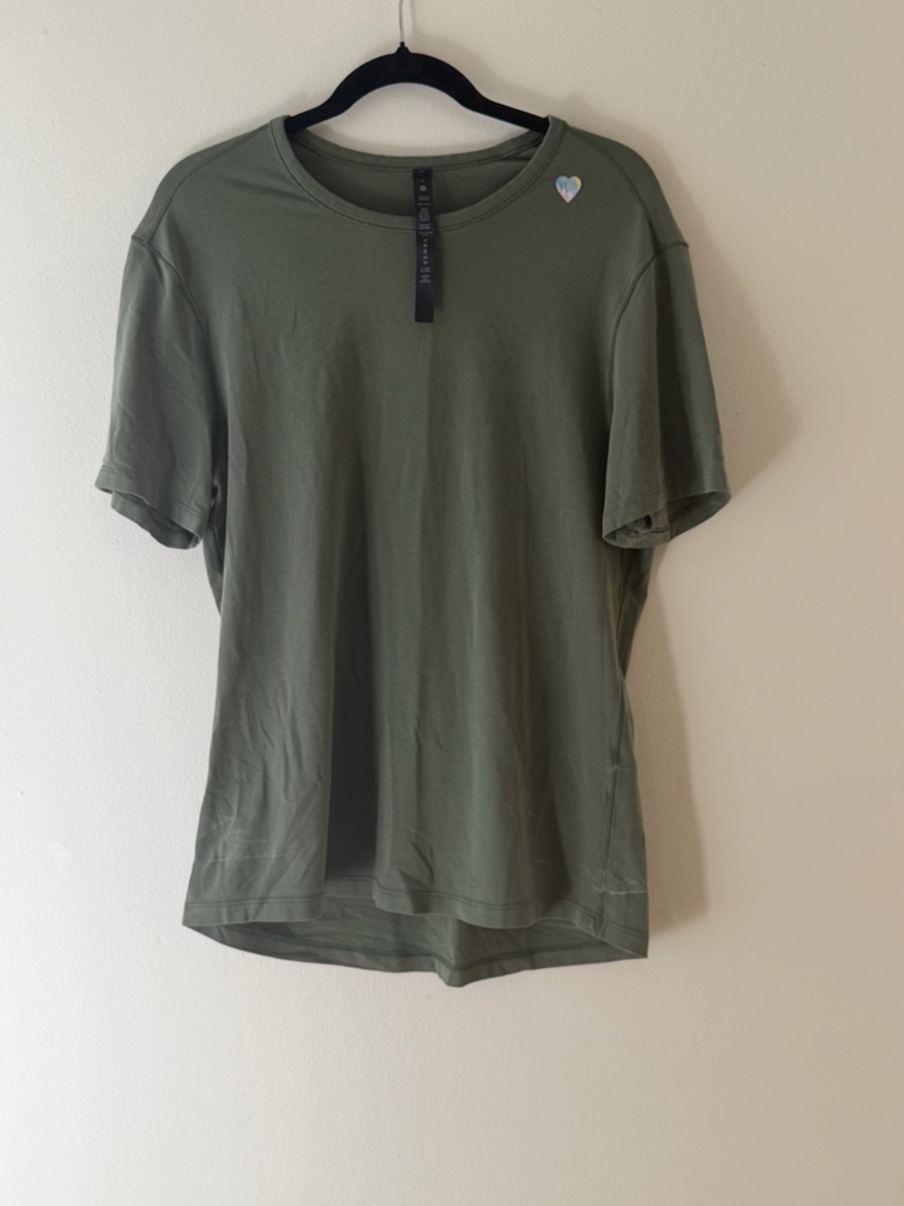 Men's Lululemon Olive Green Crewneck T-Shirt